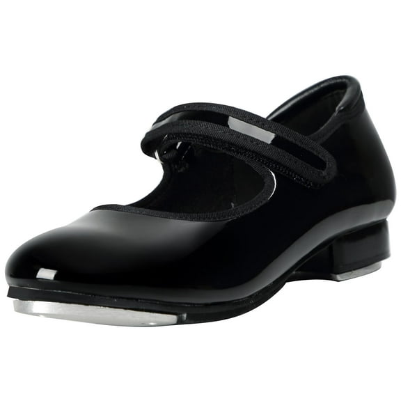 Cyiecw Easy Strap Tap Shoe Dance Flats for Girls and Boys (Little Kid/Big Kid)