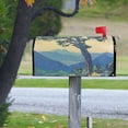thumbnail image 4 of Yayeee Mailbox Cover Magnetic Large Size Post Box Cover Wrap Decor, Retro Mountain, 4 of 9