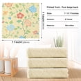 thumbnail image 6 of Yayeee 6 Pack Kitchen Dish Cloths for Washing Dishes Soft Absorbent Microfiber Towels, Colorful Flower, 6 of 9