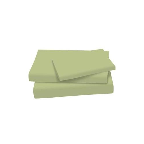 Twin Fitted Sheet Only Soft & Comfy 100 Cotton By Crescent Bedding (Twin , Sage Green