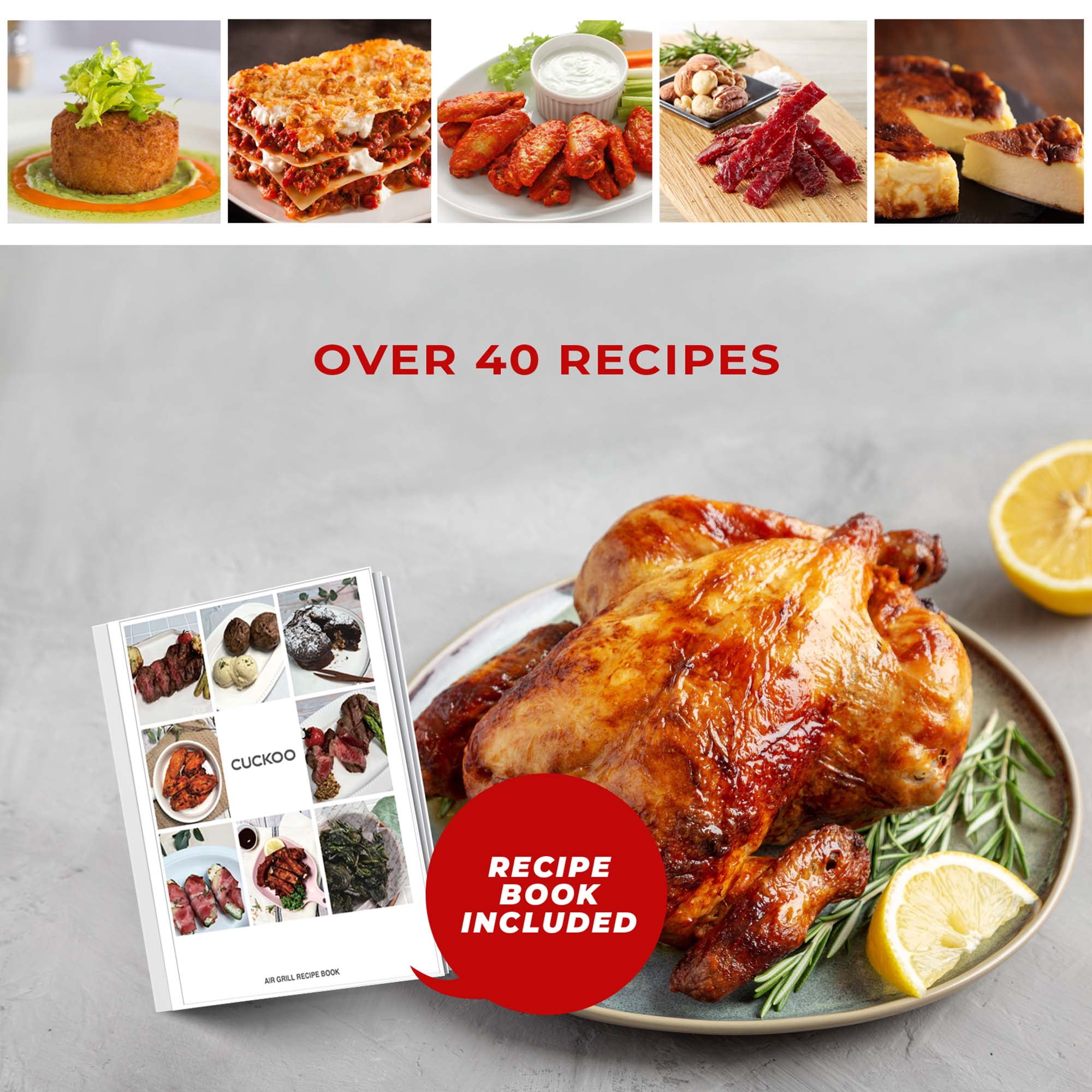 Cuckoo 6 Quart Stainless Steel Air Fryer and Grill, Convection Oven, Toaster and Defroster, Multi-Cook Options CAFG-A0601S