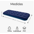 thumbnail image 2 of Colchon Inflable Individual Camping Cama De Aire Portatil Modelo Azul, 2 of 4