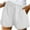 AA-White, variant on QATAINLAV Summer Shorts for Women Casual Cotton Button Short Pant Solid Color Lightweight Wide Leg Bermuda Shorts with Pockets White XL Clearance Items