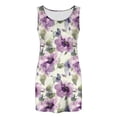 thumbnail image 7 of Summer Tank Tops for Women Floral Print Tank Top Casual Loose Sleeveless Blouse Elegant Summer Shirt, 7 of 7