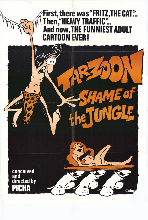 Tarzoon Shame of the Jungle movie POSTER (Style B) (27" x 40") (1977