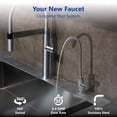 thumbnail image 2 of Modern Water Filter Faucet - Stainless Steel Brushed Nickel Faucet - 100% Lead-Free Drinking Water Faucet - Compatible with Reverse Osmosis Water Filtration Systems, 2 of 5
