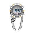 thumbnail image 1 of Almencla Carabiner Watch Clip Electronic Watch with Alarm Clock Unisex Accurate Date Week Yellow, 1 of 8