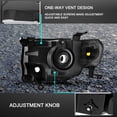 thumbnail image 3 of BRYGHT-For 2008-2012 Ford Escape Chrome Housing Amber Corner Headlights Assembly Lamps, 3 of 5