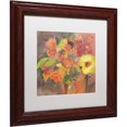 thumbnail image 2 of Trademark Fine Art "Floral Expressions" Canvas Art by Sheila Golden, White Matte, Wood Frame, 2 of 4