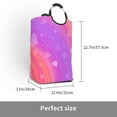 thumbnail image 3 of XMXY Rainbow Romantic Love Rectangular Laundry Basket Organizer , Collapsible Folding Tall Clothes Hampers For Laundry With Handles, 3 of 6
