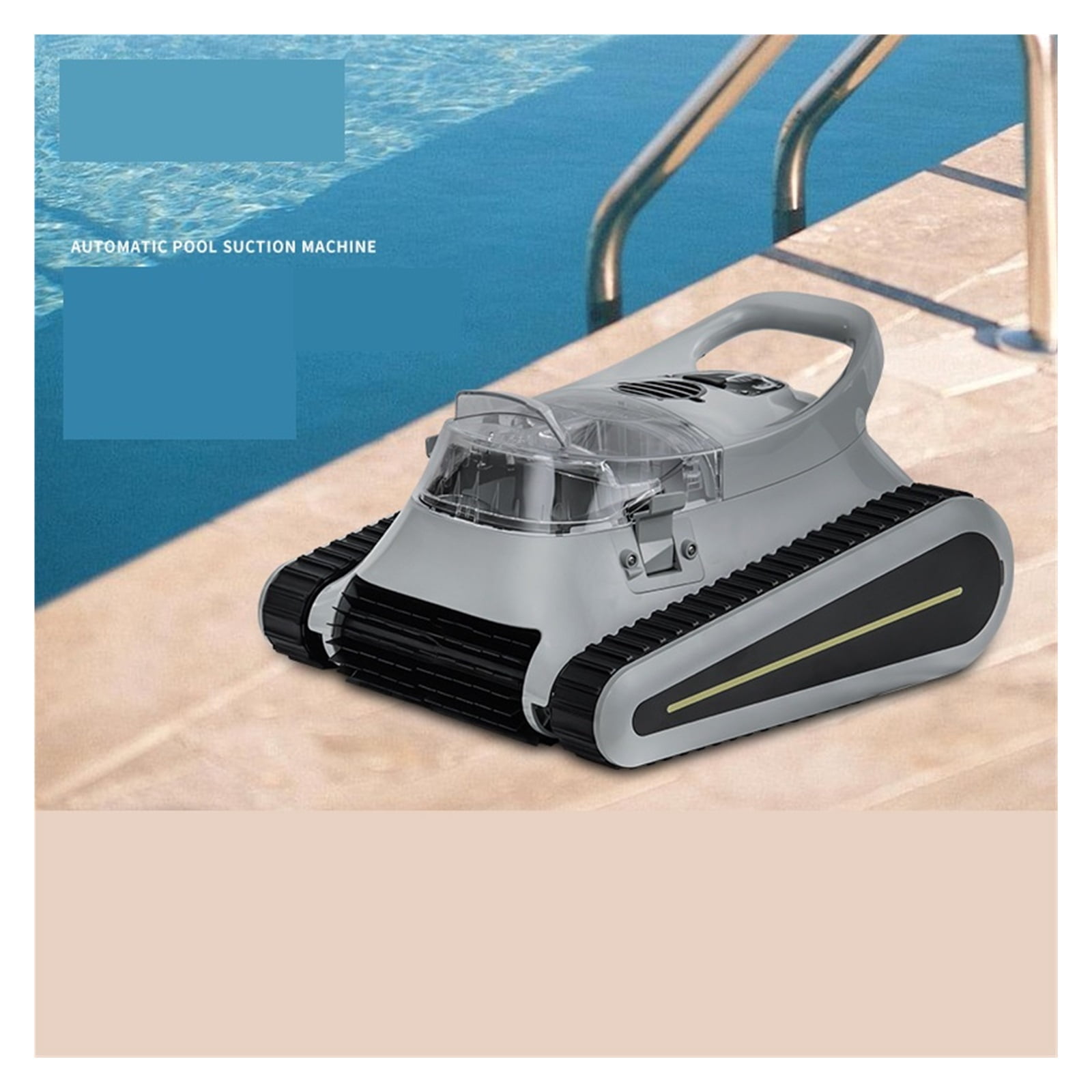 Wireless Automatic Pool Bottom Suction Machine Underwater Vacuum Cleaner Fish Pond Cleaning Machine ,Efficient Cleaning