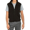 thumbnail image 3 of Men's Full-Zip Polar Fleece Vest, Black 3XL, 1 Count, 1 Pack, 3 of 7