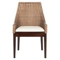 thumbnail image 2 of SAFAVIEH Franco Sloping Chairs, Brown/Natural/White (24.3 in. W x 23.5 in. D x 32.3 in. H), 2 of 7