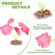 thumbnail image 2 of Uxcell 1-Pack Planta de Acuario, Pequeña Planta Artificial de Plástico, Accesorios de Hierba de Agua para Decoración de Acuarios [Estilo 3, Rosa], 2 of 7