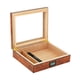 thumbnail image 4 of Humidor De Cigarrillos De Madera, Caja De Almacenamiento De Cedro De Viaje Transparente Para Regalos De Hombres, 4 of 9