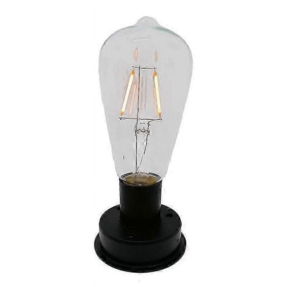 1Pc Solar LED Tungsten Filament Bulb Lamp 2800K Automatic Light Sensors Fence Night Lights compatible with Gard