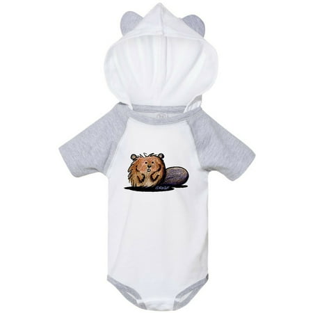 

Inktastic KiniArt Beaver Gift Baby Boy or Baby Girl Bodysuit