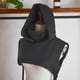 thumbnail image 4 of Mujeres niñas cuello falso con sudadera con capucha suéter medias camisas suéter sombrero decorativo Negro Colcomx Cuello falso de algodón hdodido, 4 of 8