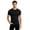 Black, variant on Men's T Shirts Performance Compression Workout Shirt For Wicking Athletic Top Gym Running Fitness Training Tee With Stretch And Breathable(Blue,XXL)