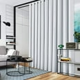 thumbnail image 2 of Room Divider Curtains - Privacy Space Wall Divider Screens Curtains for Living Room Share Bedroom Patio French Door Home Theatre Garage, 1 Panel, Grayish White, 20ft Wide x 7ft Tall, 2 of 6