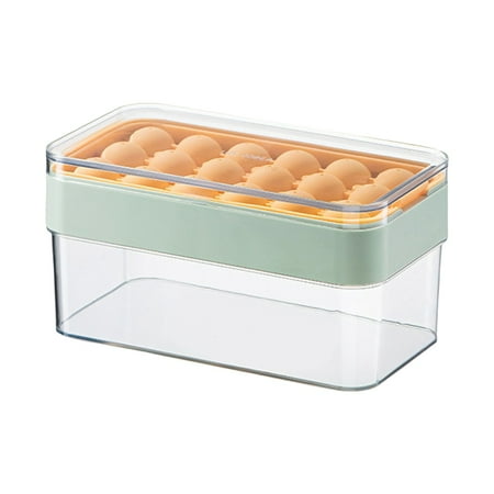 

UDIYO Ice Cube Tray Ice Cube Tray Ball Shaped Easy Release Silicone Removable Lid Ice Making Mold Bar Accessories
