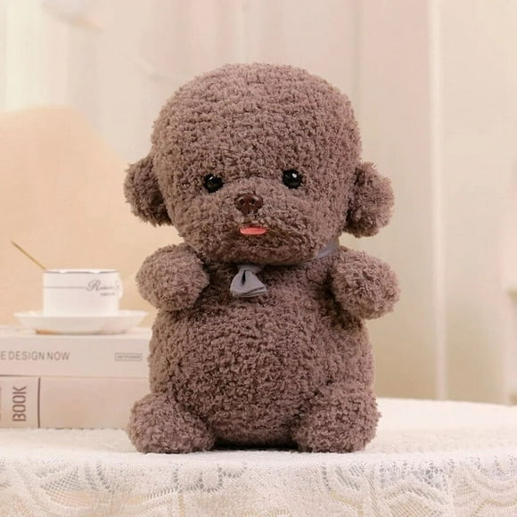25/35CM Cute Bichons Frises Dog Plush Toy Stuffed Soft Lovely Lifelike Puppy Doll Toys for Boys Girls Birthday Xmas Gift Decor