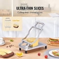 thumbnail image 2 of uhnmki Trancheuse à Fromage en Fil d'Acier Inoxydable Outil de Coupe Commercial Cuisine Fromage Fromage Pain Fromage Fromage Trancheuse à Fromage Trancheuse à Fromage, 2 of 7