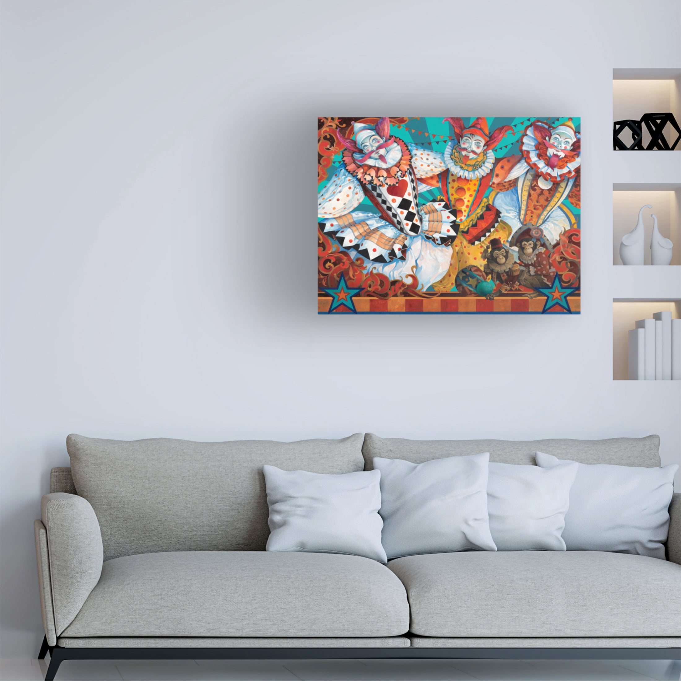 Canvas Wall Art - David Galchutt 'Big Top' Wall Art for Living Room, Bedroom, or Office Décor by Trademark Fine Art - 19 x 14 Inches