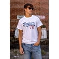 thumbnail image 5 of Vintage America 76 USA Patriot Plus Size Crewneck Graphic Tee Shirt Brisco Brands 2X, 5 of 6