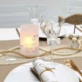 thumbnail image 4 of 16pcs Candle Wraps LED Tea Light Wrap Lampshade Holder Hollow Decorative Wraps Plastics for LED Battery Tealight Candles, 4 of 7