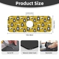 thumbnail image 2 of Vsdgher Cartoon Bear Yellow Kitchen Sink Splash Guard Faucet Mat -1 PC Super Absorbent Fast Drying Mat Sink Gadgets-Splash, Bathroom,Sink Mat,(15" X 5.5" ), 2 of 7
