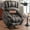 Grey, variant on MEETWARM Large Infinite Position Dual Motor Lift Recliner - Oversized Lay-Flat Sleeper for Big & Tall Elderly, with Massage, Heat, 2 Remotes, USB Port & Side Pockets(Brown)