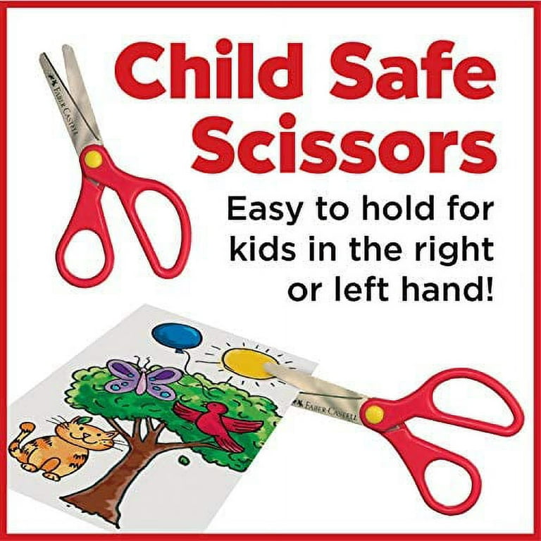 Faber-Castell Child Safe Scissors - Safety Scissors for Kids