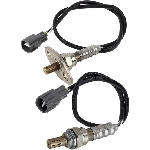 1 Pair Upper and Under Oxygen Sensors Replacement for Toyota 1998 1999 2000 Rav4 2.0L,Replaces#234-4624 234-4214,Set of 2pcs