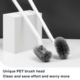 thumbnail image 6 of S-Shaped Elbow Toilet Brush, Long Handle Bowl Cleaner, Soft Bristles Scrubber, No Dead Angle Cleaning Tool, Curved Bathroom Brush, Efficient Toilet Scrubber, 6 of 7