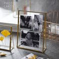 thumbnail image 4 of Antique Glass Photo Picture Frame Portrait Home Decor 4x6inch, 4 of 8