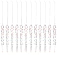 thumbnail image 2 of Xingjin Icicle Ornaments, Christmas Tree Decorations with Crystal Christmas Picks, Decorative Hanging Ornaments for Winter Holiday Displays, 2 of 5