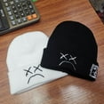 thumbnail image 5 of Sorrowso Trendy Beanie Hat Funny Sad Face Expression Knitted Hat All-match for Women Men, 5 of 11