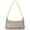 Colorful, variant on Straw Shoulder Bag for Women, Boho Woven Raffia Hobo Purse with Charm Chain Summer Straw Purse Boho Woven Shoulder Bag Crochet Purse Vacation Tote Handbag