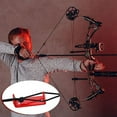 thumbnail image 2 of 2 Pieces Bowstring Separator Bowstring Serving Thread Peep Sight Installer Red Archery Bowstring Separator, 2 of 7