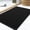 Black, variant on Bailu Waffle Bath Mat Rug, Super Absorbent Non-Slip Bath Mat, Bathroom Rug for Bathroom Floor Next to Tub, 17" x 24", Khaki
