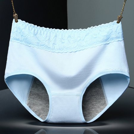 HESHENG Women Menstrual Period Panties Seamless Physiological Leakproof Underwear 2Pack