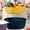 D, variant on RKSTN Storage and Organization Double-layer Plastic Washing Basin Multi-functional Living Room Basket Kitchen Artifact Household Fruit Washing Fruit Vegetable Basket Storage Bins