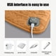 thumbnail image 4 of Cojín calefactable eléctrico de invierno | Calentamiento rápido con 3 ajustes de temperatura | Portátil y lavable para silla de oficina, coche y hogar | Tejido de terciopelo suave | Gris, azul, 4 of 6
