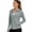 Gray-spf clothing for women, variant on Women Slim Fit Zip-Up Workout Jacket UPF 50+ Sun Protection Coats Lightweight Athletic Gym Jackets for Yoga Running Sports