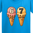 thumbnail image 4 of Inktastic Ice Cream Birthday 67 Dripping Cone Youth T-Shirt, 4 of 5