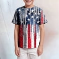 thumbnail image 2 of dmqupv July 4th Shirts for Kids Kids Toddler Little Boys 250 Years Anniversary Shirt USA 250 4th of July T Shirt Patriotic Top Navy,12-13 Years, 2 of 5