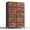 Brown, variant on Bedside Table For Bedroom With 10 Fabric Drawers Storage Cabinet Steel Frame Closet For Clothes Storage Display Cabinet