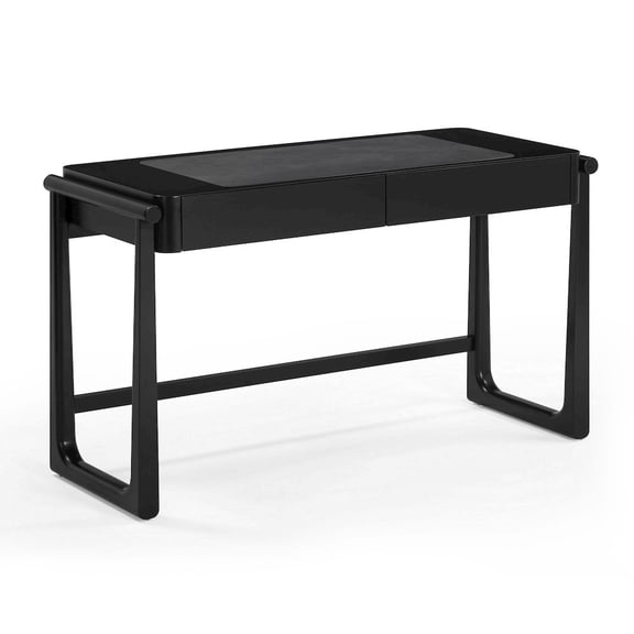 TOV Furniture Alfalfa Black 2 Drawer Desk