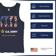 thumbnail image 6 of US Army Be All You Can Be Tank Top American Flag Military Veteran DD 214 Patriotic Armed Forces Licensed Men's Top, 6 of 7